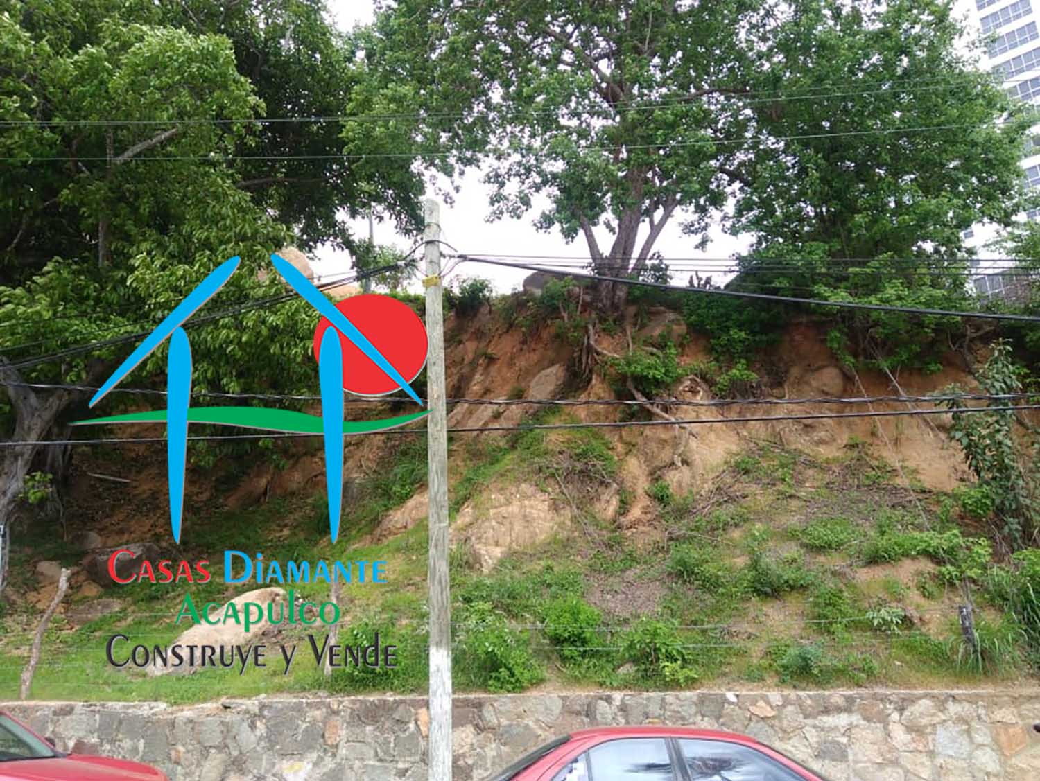 Terreno Puerto Marqués Tellechea - Vista desde calle 1 Terreno Puerto Marqués Tellechea - Vista desde calle 1